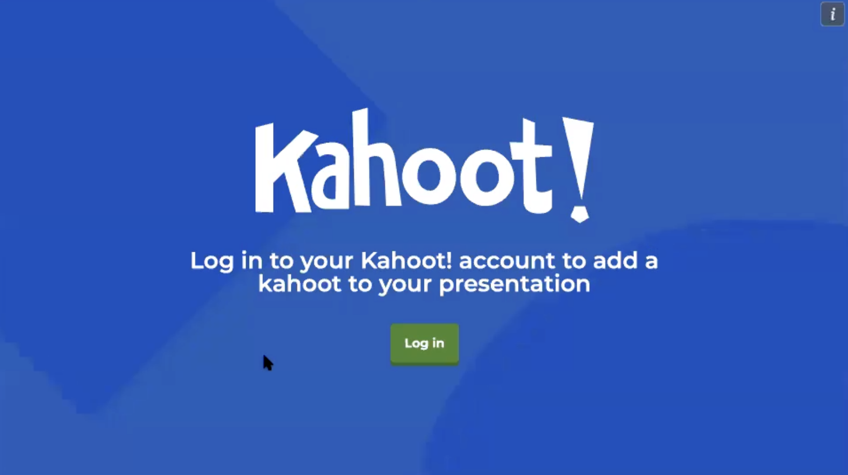 Kahoot's PowerPoint integration makes it easy to add a game to