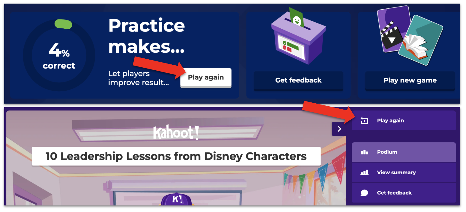 Kahoot! live game: see questions on player's screen – Help and Support  Center