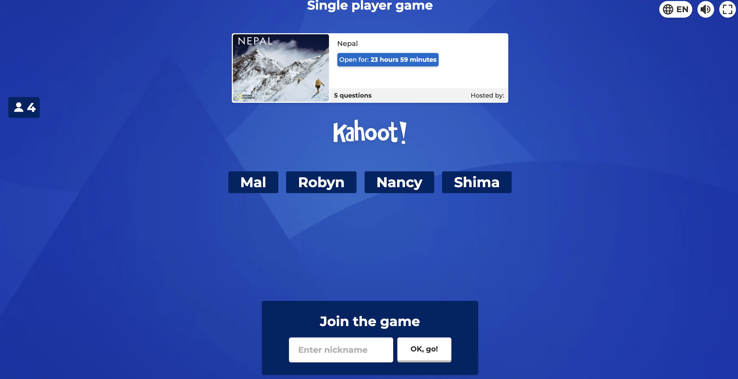 Using the New Kahoot Single Player Mode – The Whiteboard