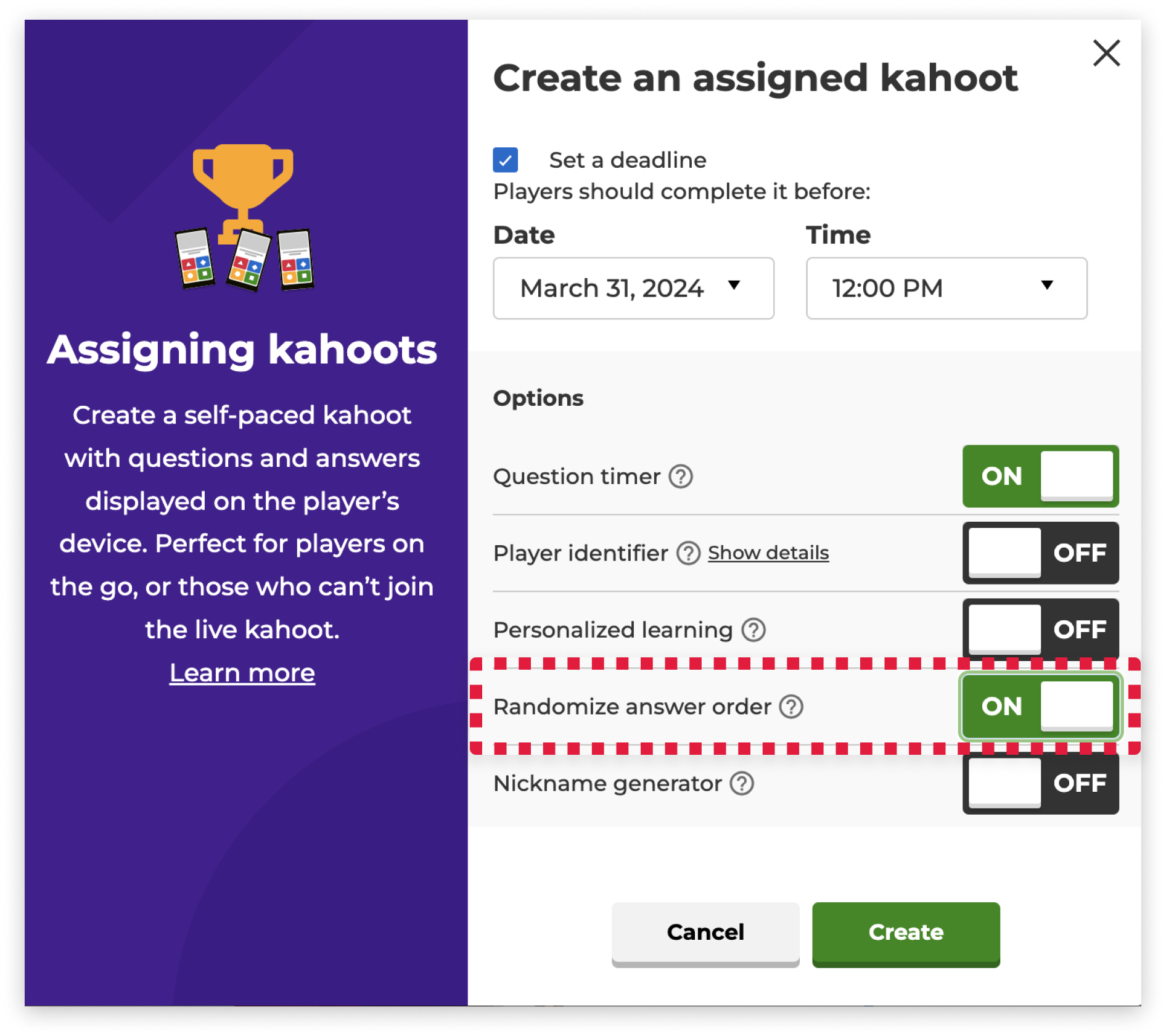 ¡Cómo aleatorizar preguntas para Kahoot! juegos – Centro de ayuda y ...