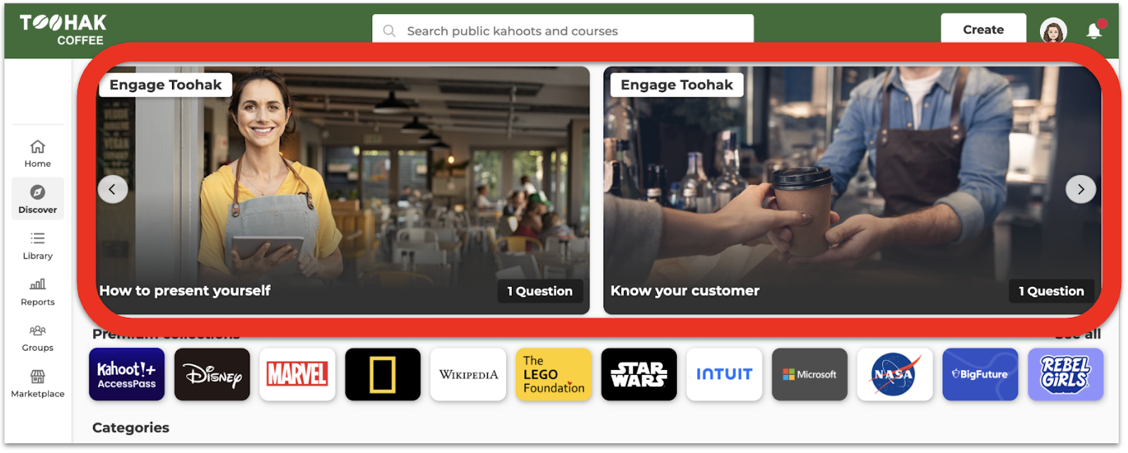 kahoot 360 etkileşim
