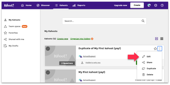 How To Create A Kahoot And Questions Help And Support Center