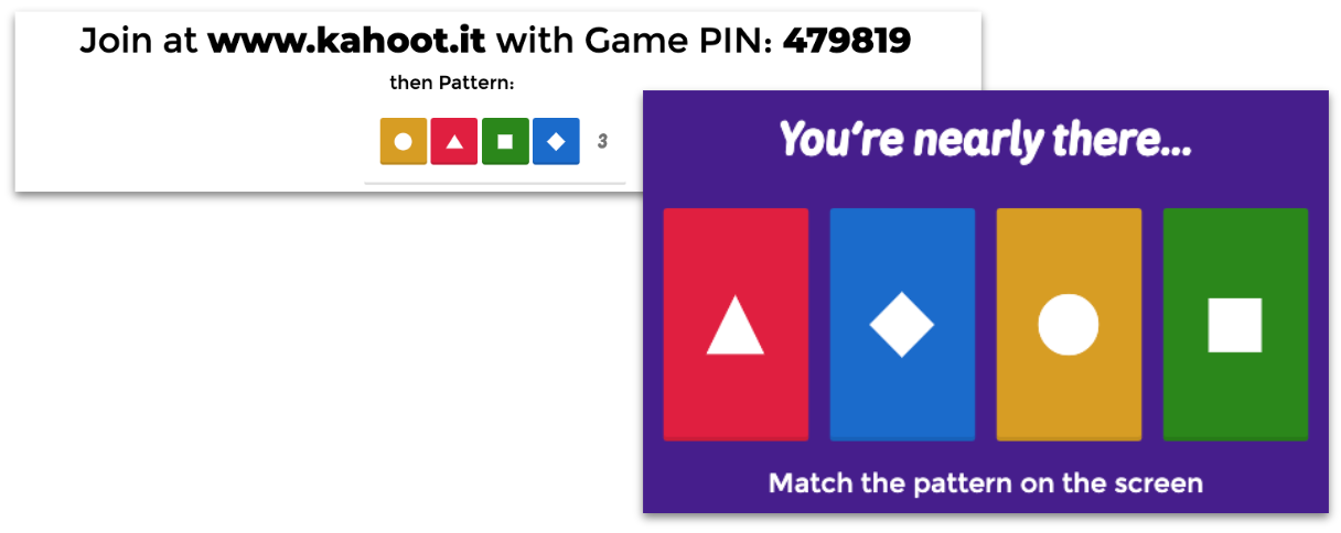 Kahoot pin