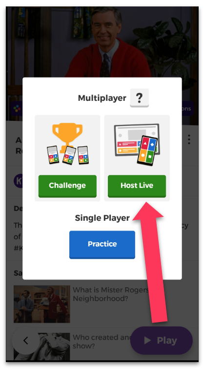Host How To Start A Live Game Help And Support Center