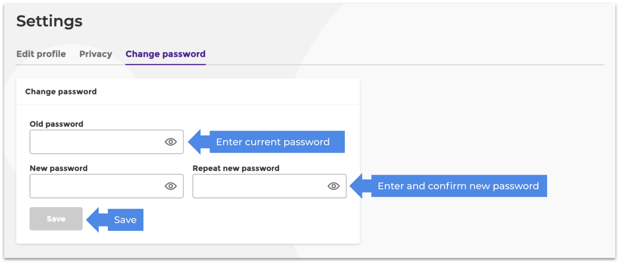 How Do I Change My Password Help Center