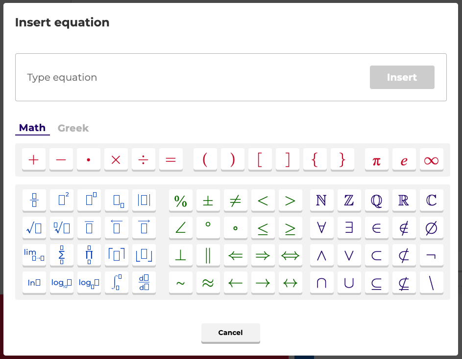 microsoft word math equation subscript shortcut mac