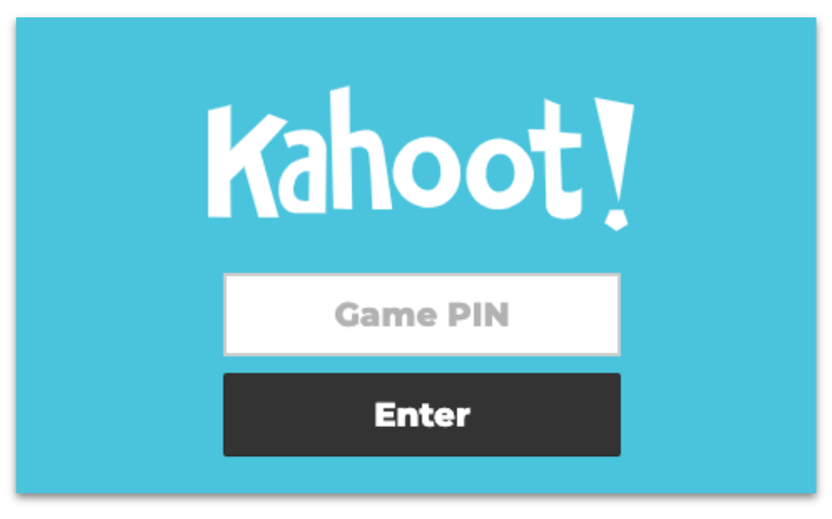 Kahoot.it login