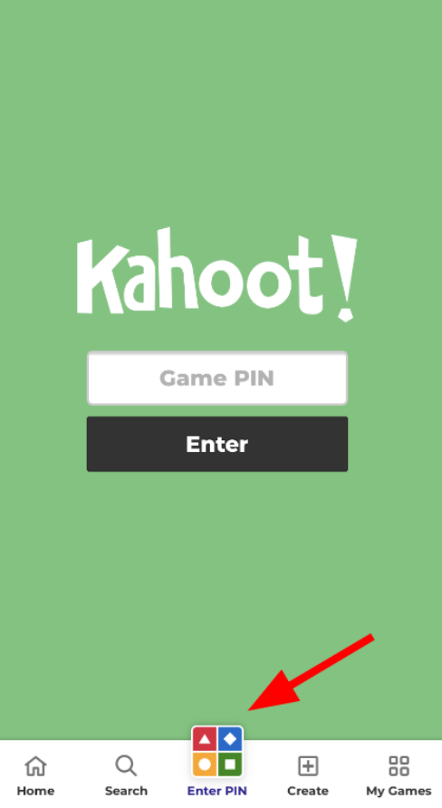 Kahoot enter pin