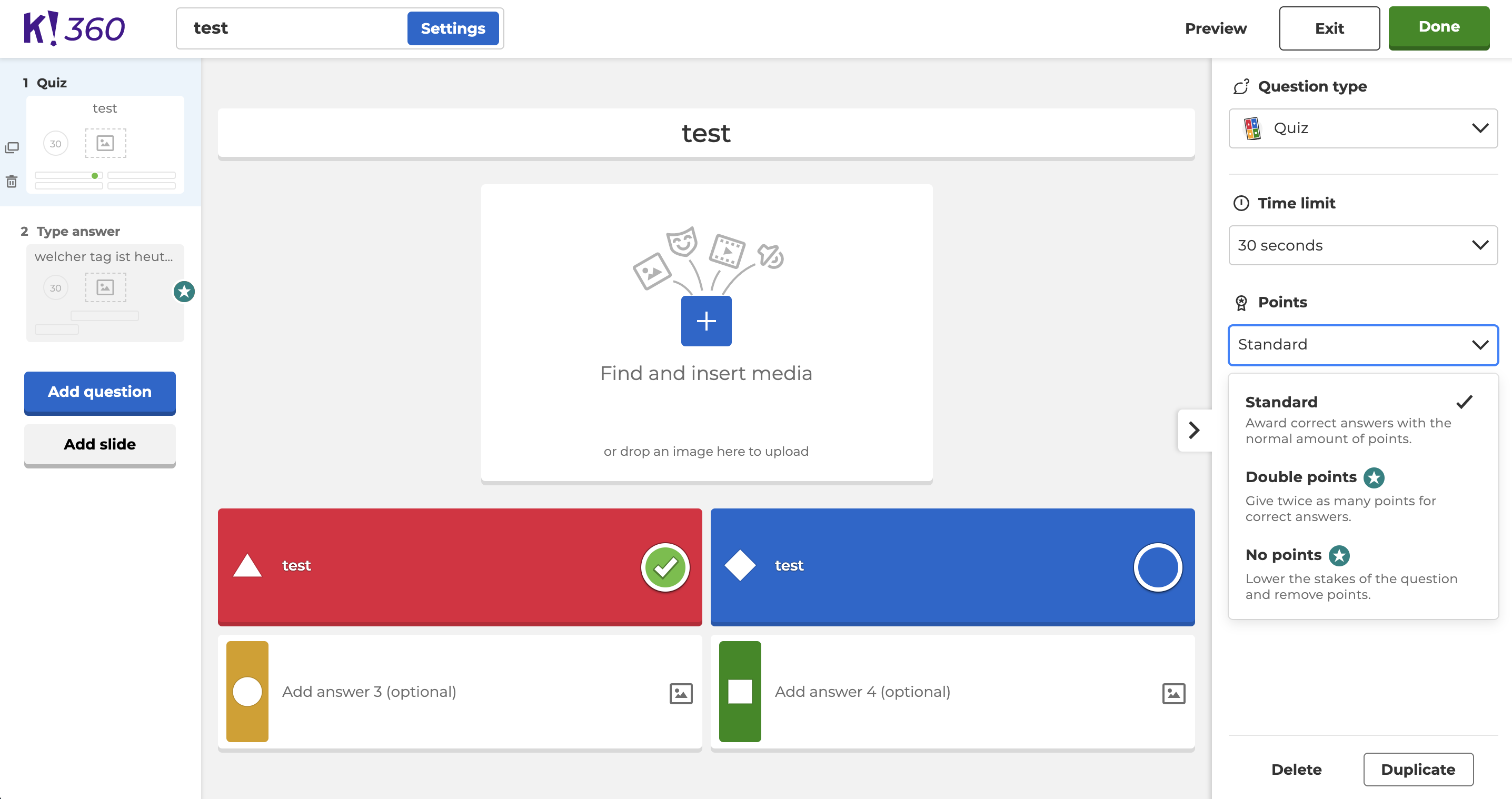 How to Create a Kahoot! Quiz – Instruction @ UH