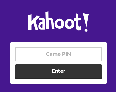 Kahoot enter pin